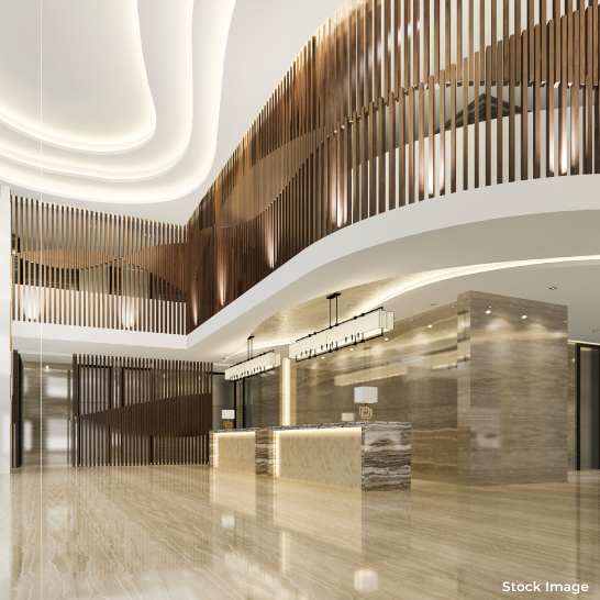 Double-Height Designer Lobby